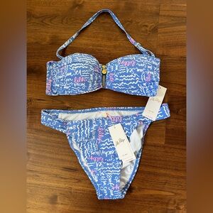 New Lilly Pulitzer 2-piece bikini set